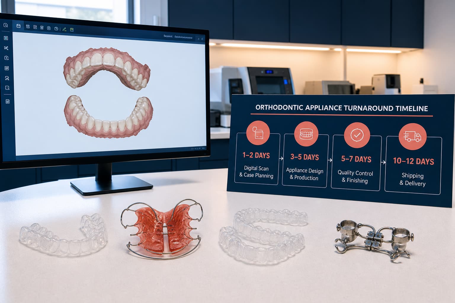 Digital Scan Turnaround Times for Orthodontic Labs