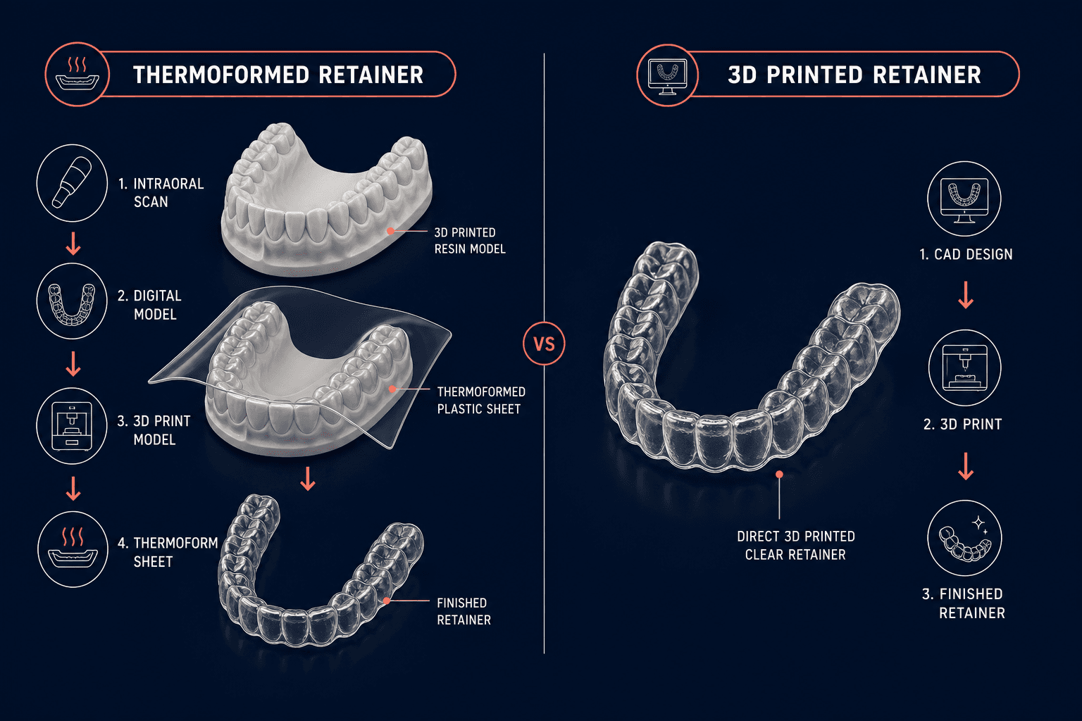 3D Printed Retainers: High-Precision Retention