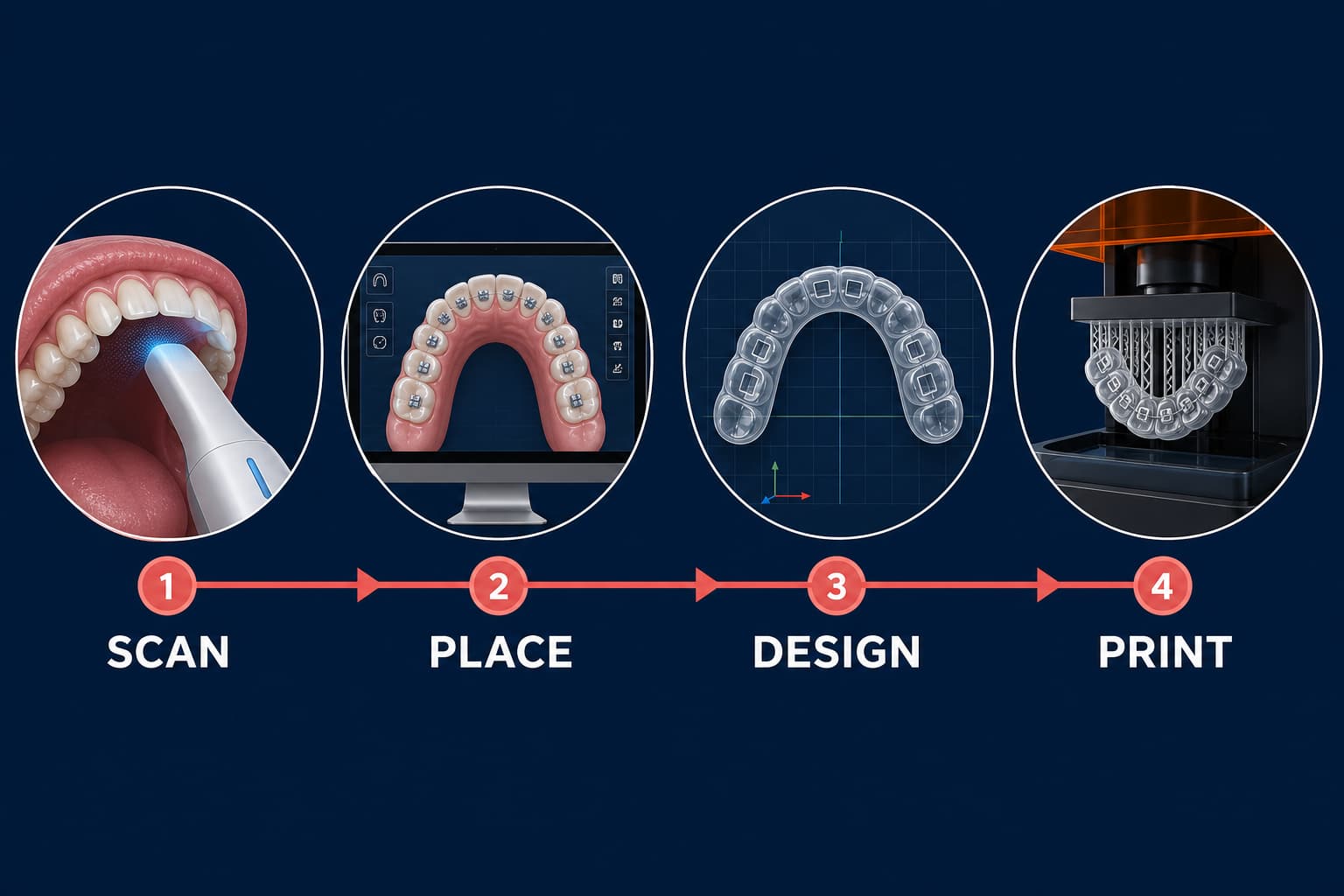 3D-Printed Indirect Bonding Trays: Clinical Workflow